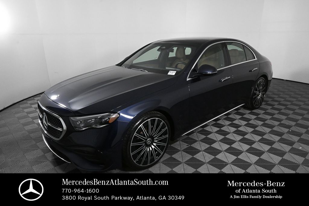Nautical Blue Metallic 2026 Mercedes-Benz E-Class E 350 RWD Sedan Rear-Wheel Drive 9-Speed Automatic