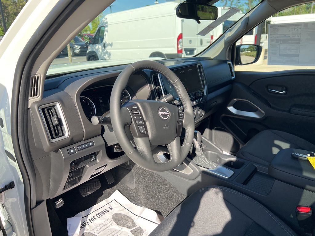 2025 Glacier White Nissan Frontier SV RWD Truck