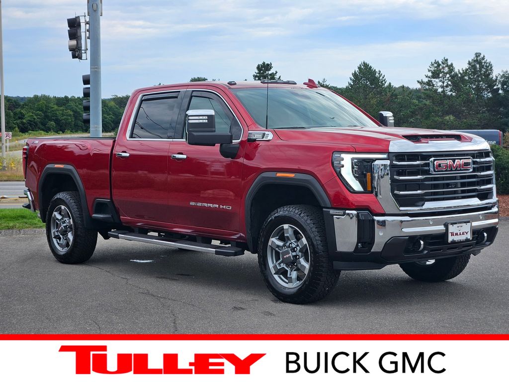 Volcanic Red Tintcoat 2025 GMC Sierra 2500HD Pickup Truck Four-Wheel Drive Automatic