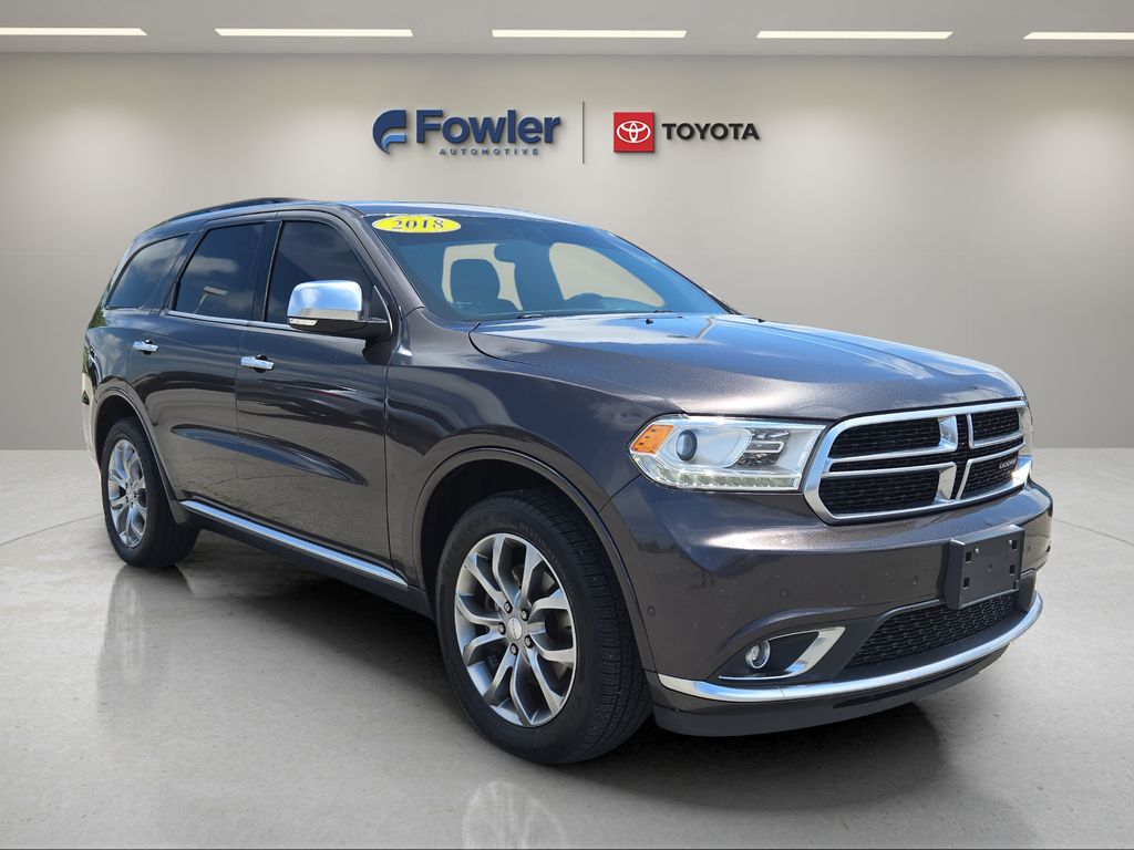 Granite Metallic Clearcoat 2018 Dodge Durango SUV / Crossover All-Wheel Drive 8-Speed Automatic