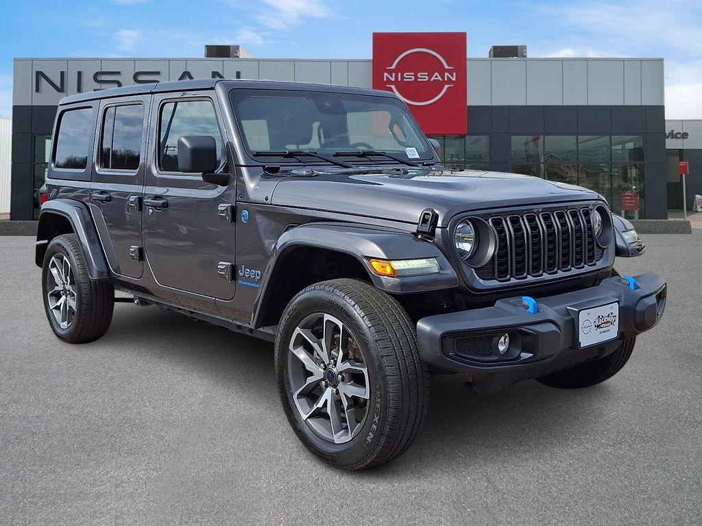 Gray (Granite Crystal Metallic Clearcoat) 2024 Jeep Wrangler 4xe Sport S 4WD SUV / Crossover Four-Wheel Drive 8-Speed Automatic