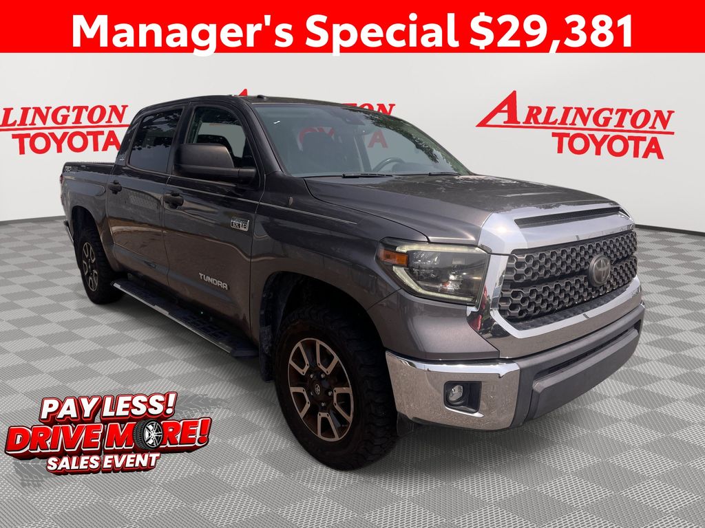 Magnetic Gray Metallic 2019 Toyota Tundra Pickup Truck Four-Wheel Drive 6-Speed Automatic