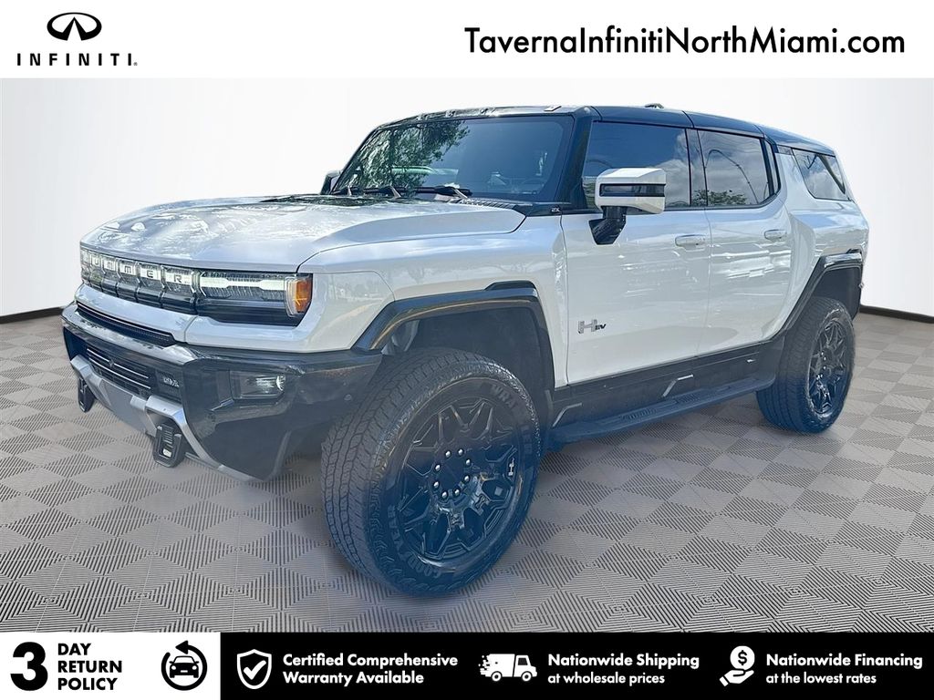 Interstellar White 2025 GMC Hummer EV SUV 2X AWD SUV / Crossover All-Wheel Drive 1-Speed Automatic