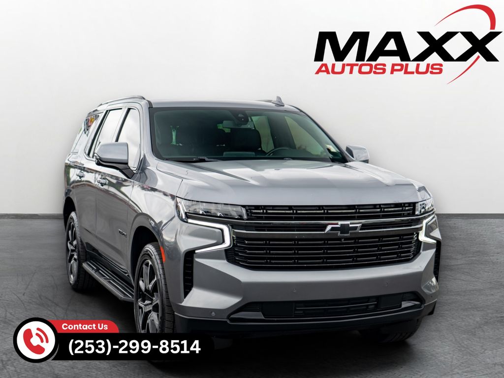 Gray (Satin Steel Metallic) 2022 Chevrolet Tahoe SUV / Crossover Four-Wheel Drive