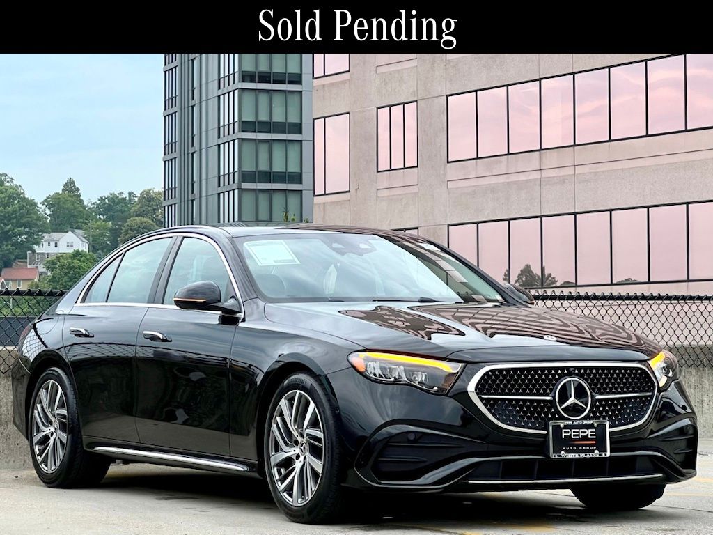 Black 2026 Mercedes-Benz E-Class Sedan All-Wheel Drive 9-Speed Automatic