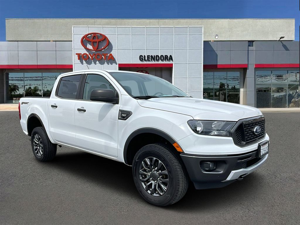 Oxford White 2020 Ford Ranger XLT SuperCrew RWD Pickup Truck 4X2 Automatic