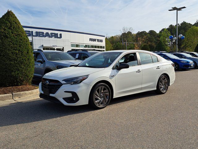 Crystal White Pearl 2025 Subaru Legacy Sport AWD Sedan All-Wheel Drive Continuously Variable Transmission