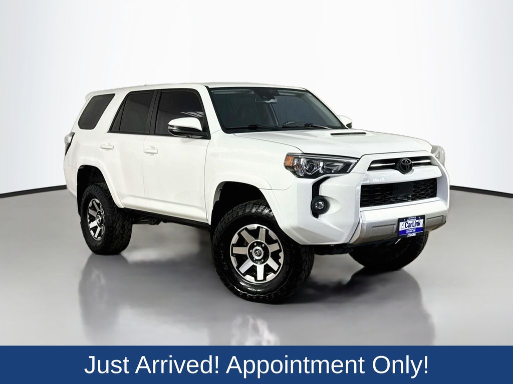 Super White 2021 Toyota 4Runner SUV / Crossover Four-Wheel Drive 5-Speed Automatic Overdrive