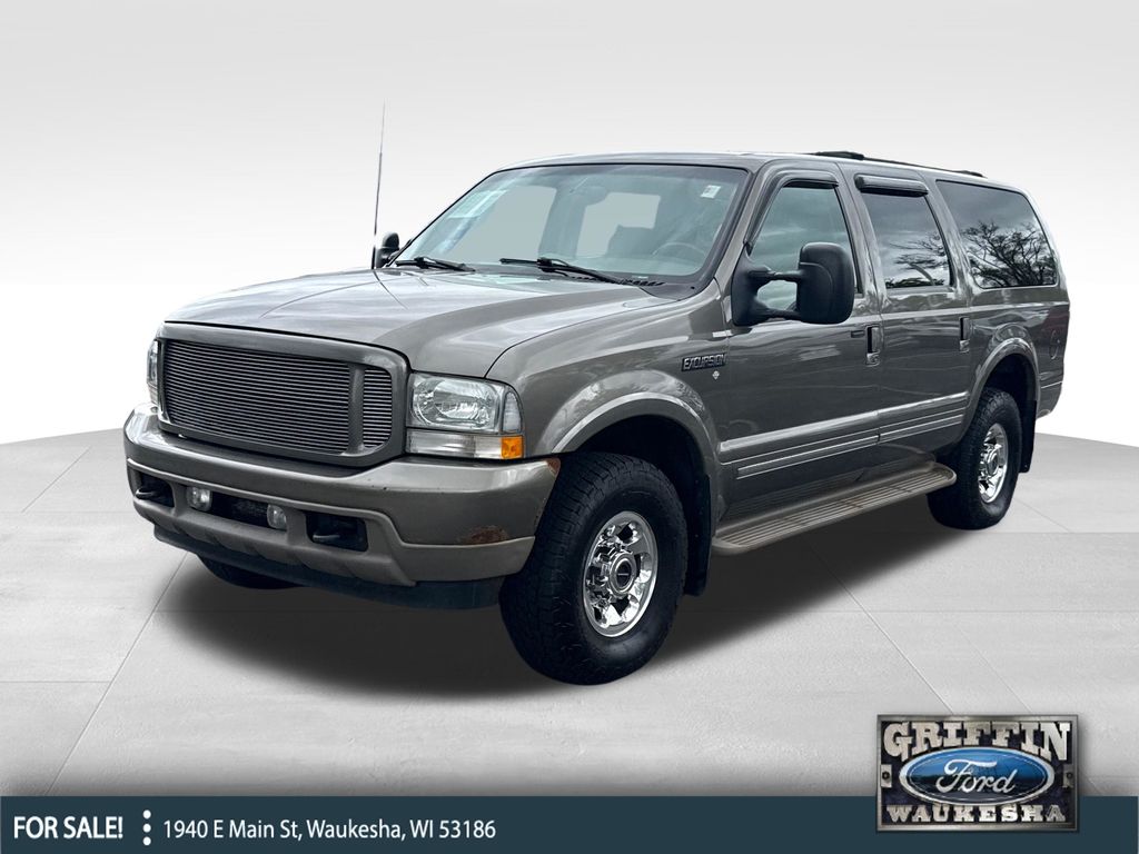 Silver Birch Clearcoat Metallic 2003 Ford Excursion Limited 4WD SUV / Crossover Four-Wheel Drive 4-Speed Automatic Overdrive
