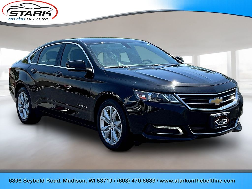 Black 2018 Chevrolet Impala LT FWD Sedan Front-Wheel Drive 6-Speed Automatic Overdrive