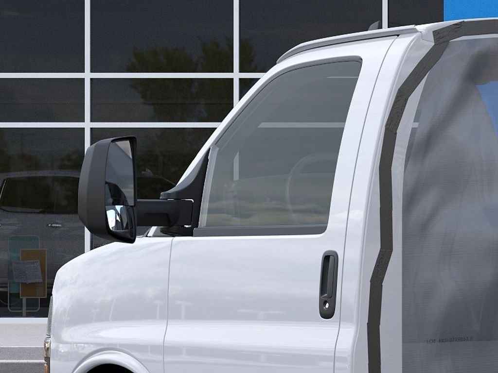 2026 Chevrolet Express 3500 Work Van White at Klick Lewis Buick Chevrolet