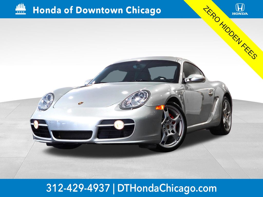 Arctic Silver Metallic 2007 Porsche Cayman S Coupe Rear-Wheel Drive 5-Speed Automatic