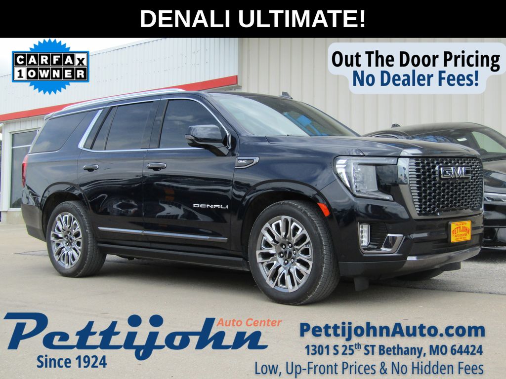 Midnight Blue Metallic 2024 GMC Yukon SUV / Crossover Four-Wheel Drive 