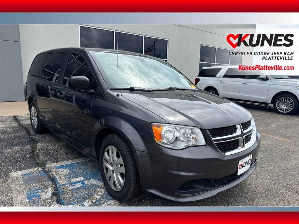 Gray (Granite Crystal Metallic Clearcoat) 2019 Dodge Grand Caravan Minivan Front-Wheel Drive 6-Speed Automatic