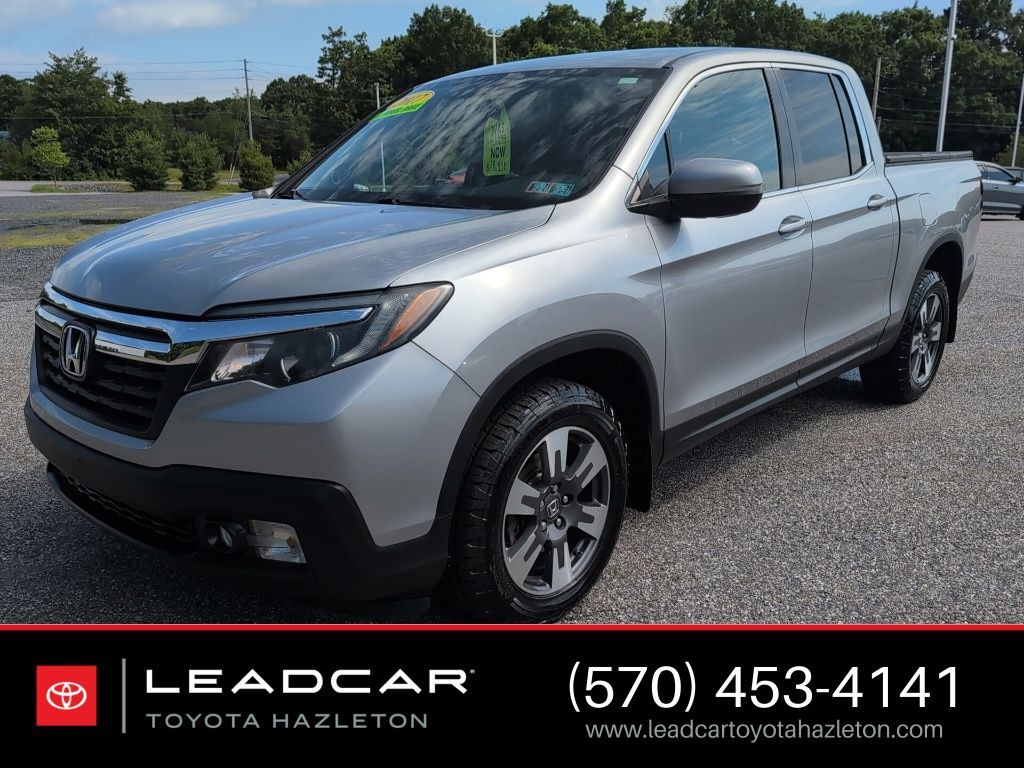 Silver 2017 Honda Ridgeline Pickup Truck All-Wheel Drive 6-Speed Automatic