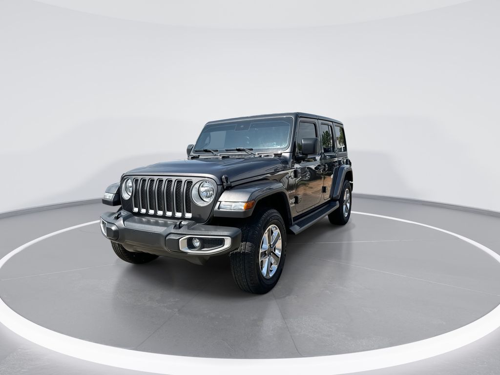 2020 Jeep Wrangler Unlimited Sahara Gray at Bob Mills Chevrolet
