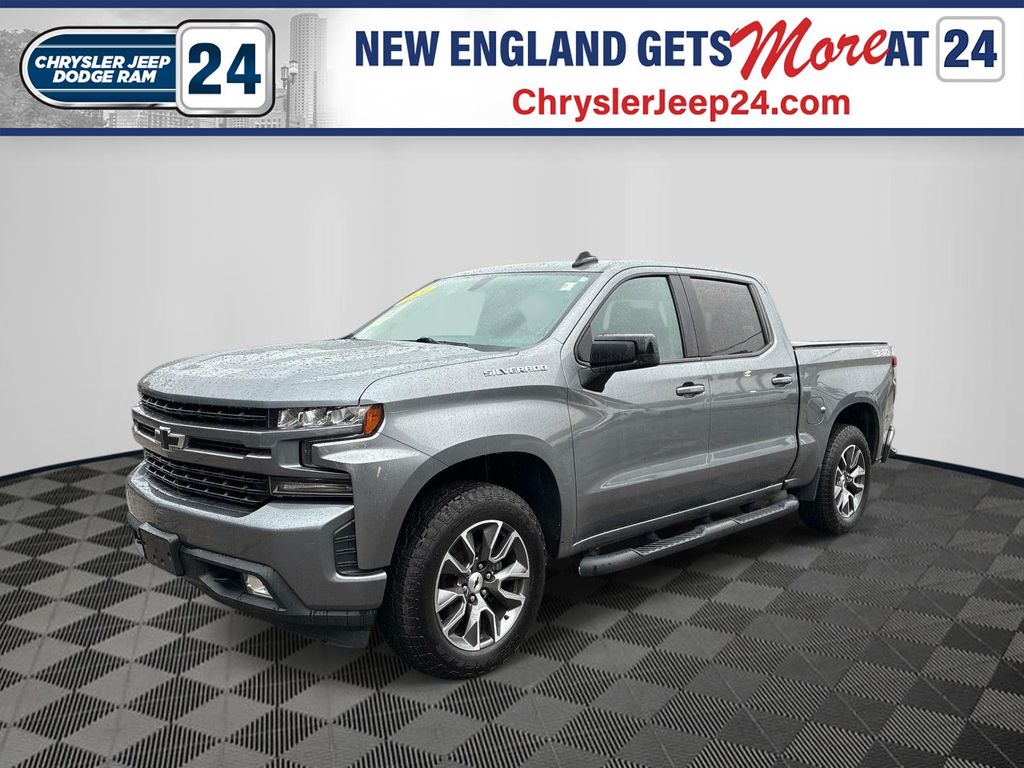 Gray (Steel Metallic) 2020 Chevrolet Silverado 1500 Pickup Truck Four-Wheel Drive 8-Speed Automatic