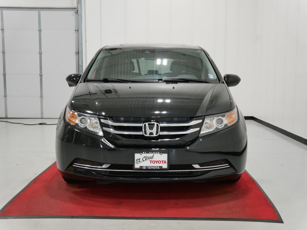 Used 2014 Honda Odyssey EX-L with VIN 5FNRL5H69EB089399 for sale in Waite Park, Minnesota