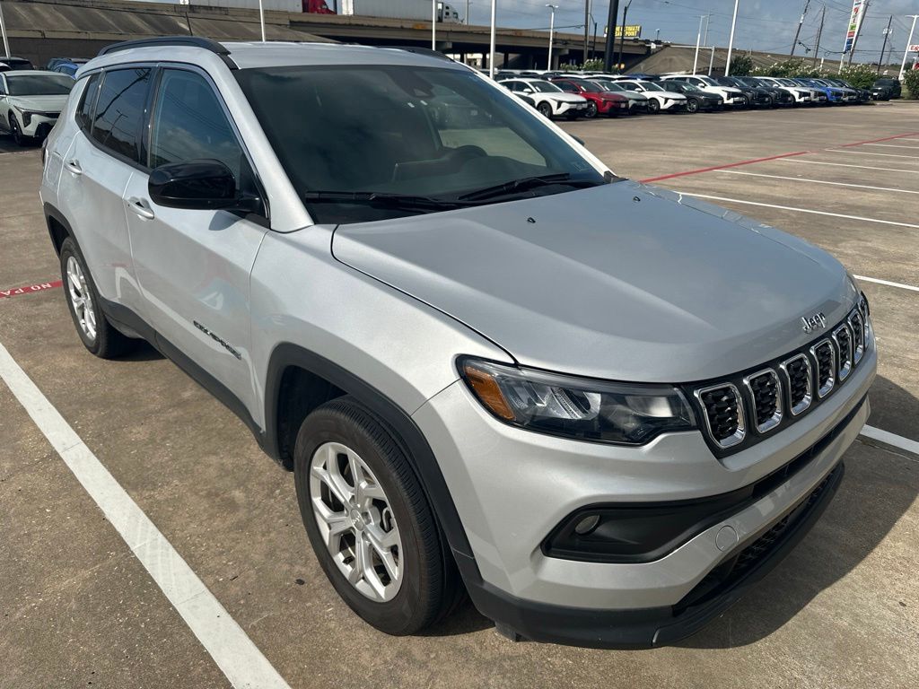 2024 Jeep Compass Latitude Silver at Classic Chevrolet Galveston