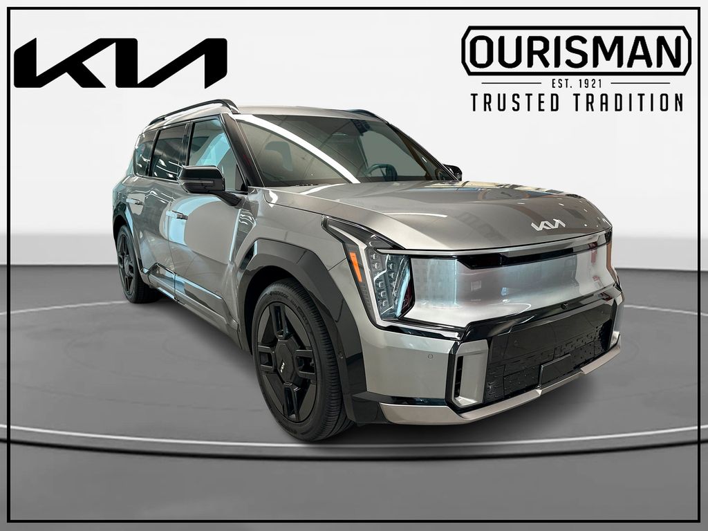 Pebble Gray 2024 Kia EV9 GT-Line AWD SUV / Crossover All-Wheel Drive 1-Speed Automatic