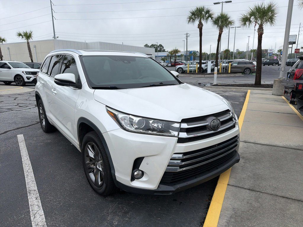White (Blizzard Pearl) 2018 Toyota Highlander Limited Platinum SUV / Crossover Front-Wheel Drive 8-Speed Automatic