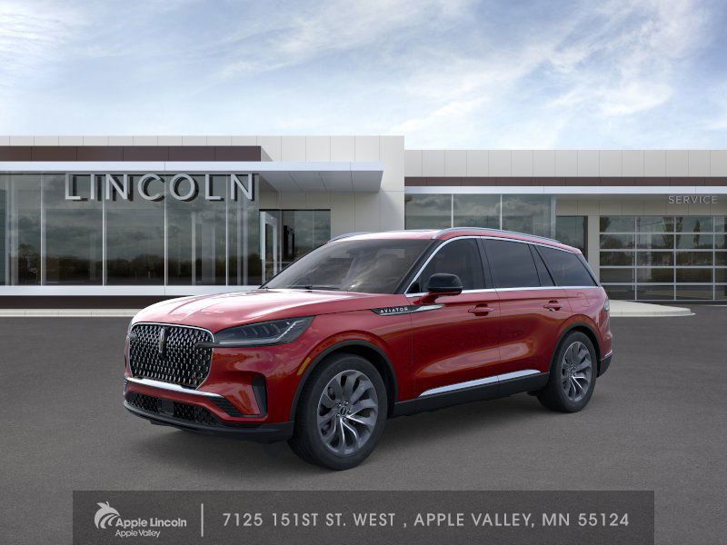 Red 2025 Lincoln Aviator Premiere AWD SUV / Crossover All-Wheel Drive Automatic