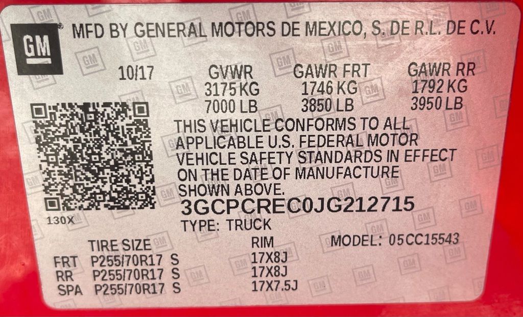 2018 Chevrolet Silverado 1500 LT Red at Bravo Nissan