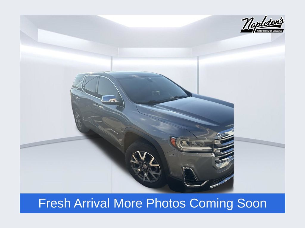 Gray (Satin Steel Metallic) 2021 GMC Acadia SUV / Crossover Front-Wheel Drive 9-Speed Automatic