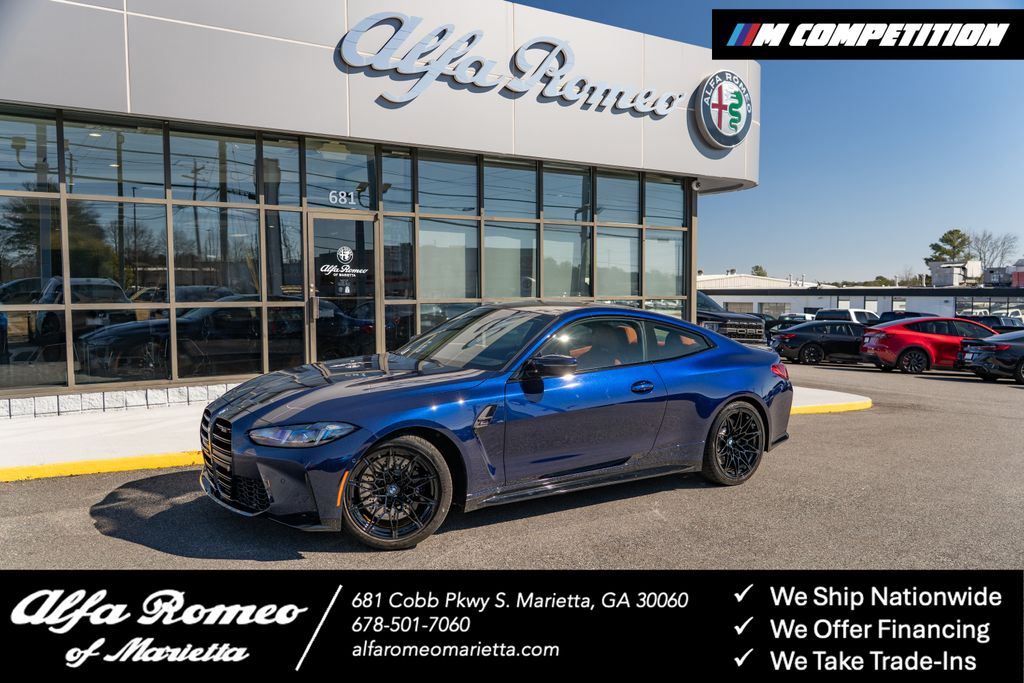 Tanzanite Blue II Metallic 2026 BMW M4 Competition Coupe xDrive Coupe All-Wheel Drive 8-Speed Automatic