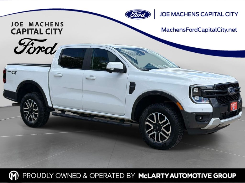 Oxford White 2024 Ford Ranger Pickup Truck Four-Wheel Drive Automatic