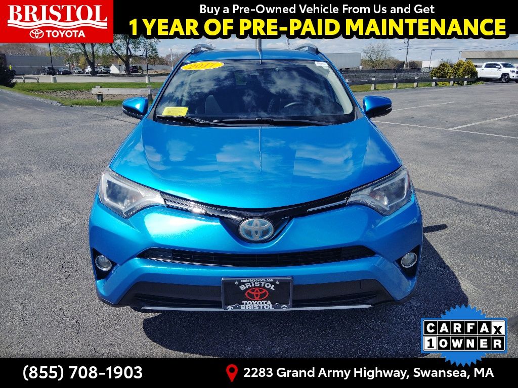 Used 2017 Toyota RAV4 XLE with VIN JTMRJREVXHD131437 for sale in Swansea, MA