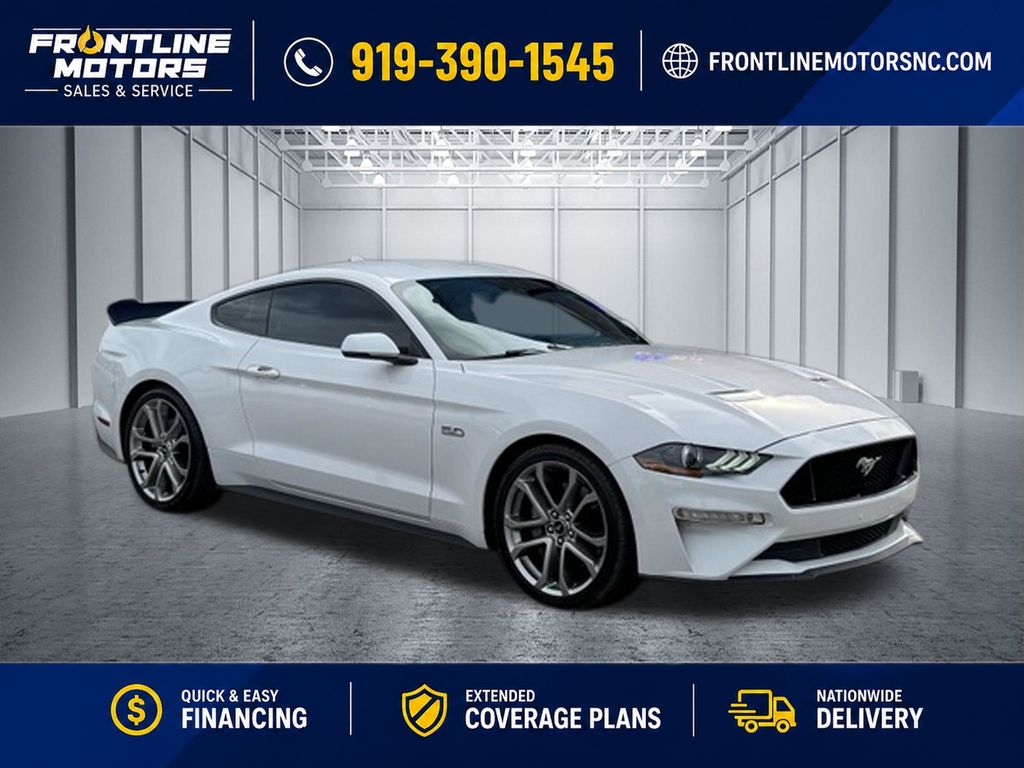 Oxford White 2020 Ford Mustang Coupe Rear-Wheel Drive 10-Speed Automatic
