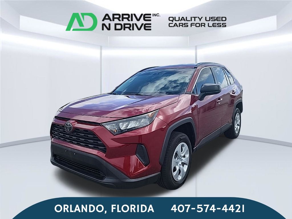 Red (Maroon) 2019 Toyota RAV4 SUV / Crossover Front-Wheel Drive 8-Speed Automatic