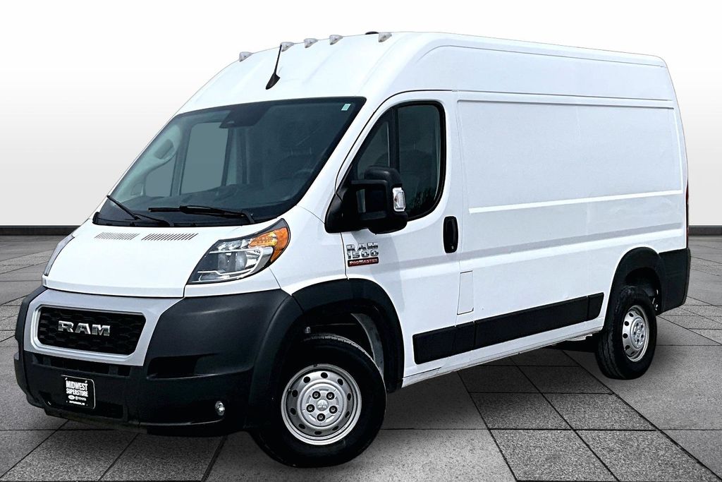 Bright White Clearcoat 2022 RAM ProMaster 1500 136 High Roof Cargo Van FWD Van Front-Wheel Drive 9-Speed Automatic