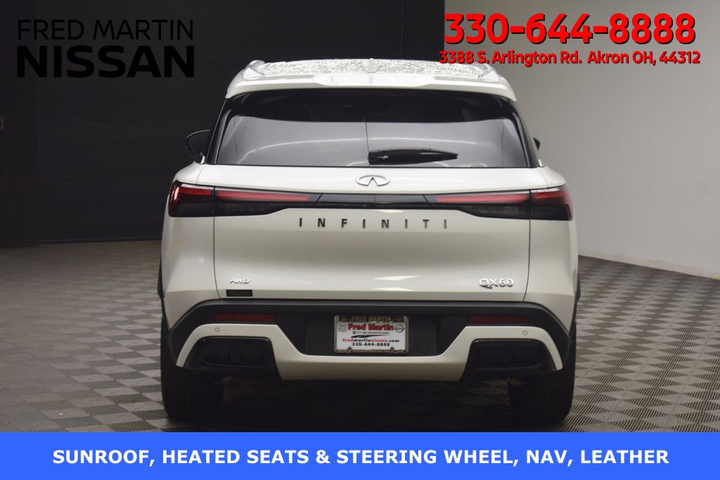 used 2025 INFINITI QX60 car, priced at $46,500