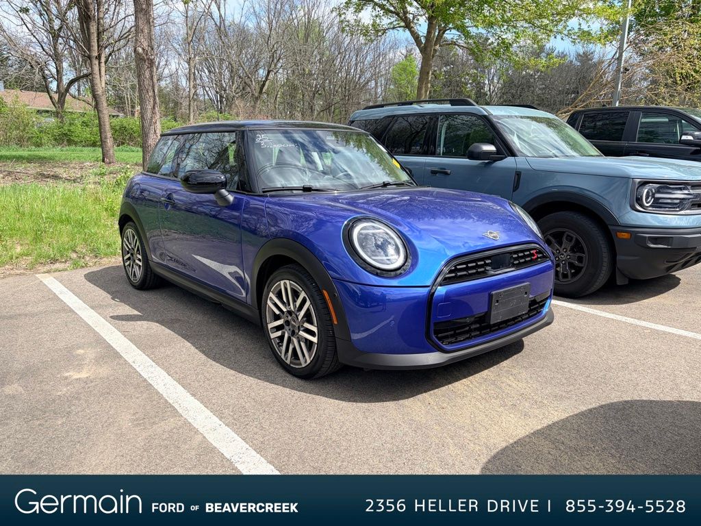 Blazing Blue 2025 MINI Cooper Hatchback 7-Speed Automatic