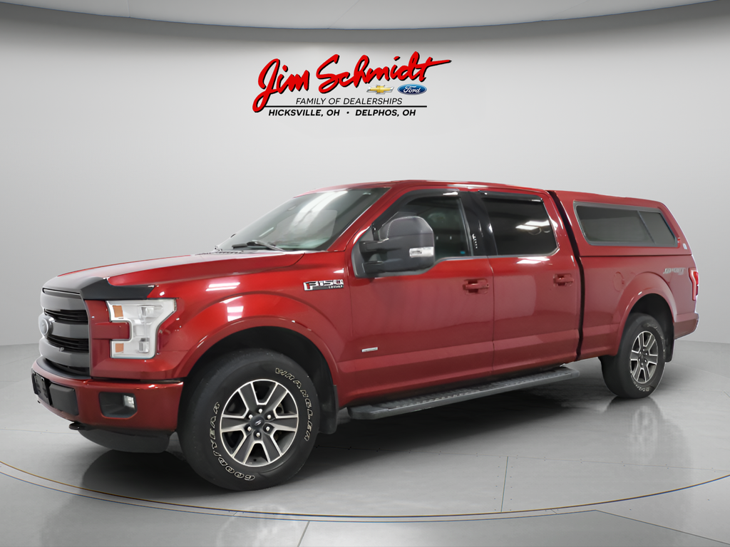 Ruby Red Metallic Tinted Clearcoat 2016 Ford F-150 Pickup Truck Four-Wheel Drive 6-Speed Automatic