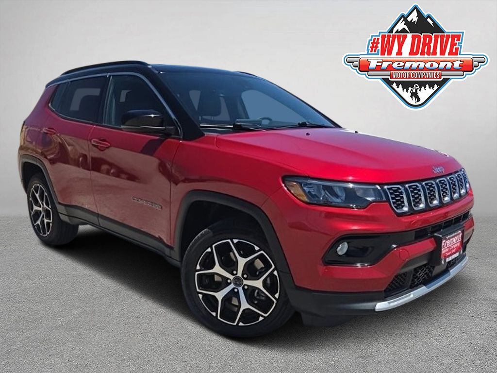 Red Hot Pearlcoat 2025 Jeep Compass Limited 4WD SUV / Crossover Four-Wheel Drive 8-Speed Automatic
