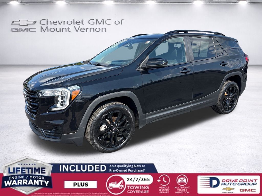 Black (Ebony Twilight Metallic) 2022 GMC Terrain SUV / Crossover All-Wheel Drive 9-Speed Automatic