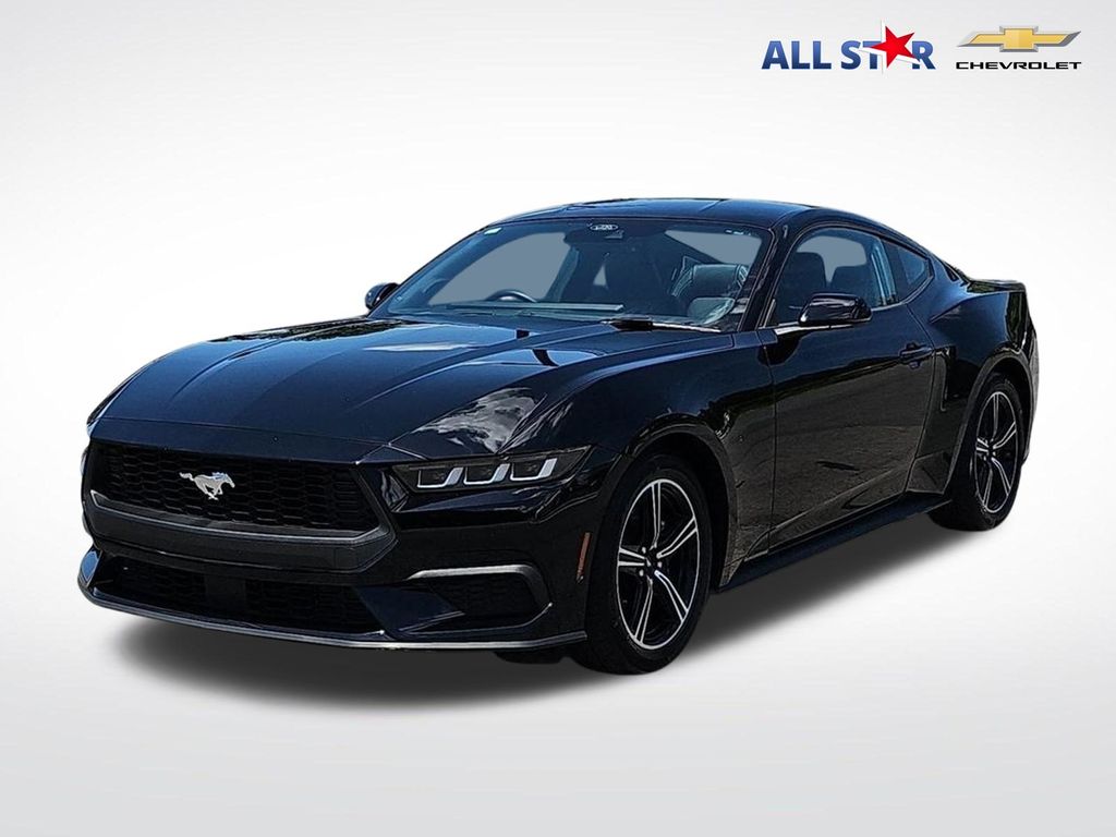 Shadow Black 2024 Ford Mustang Convertible Rear-Wheel Drive Automatic