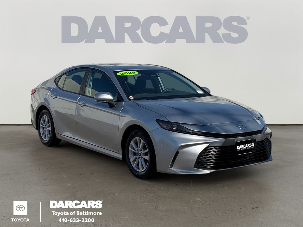 Celestial Silver Metallic 2025 Toyota Camry LE FWD Sedan Front-Wheel Drive Continuously Variable Transmission