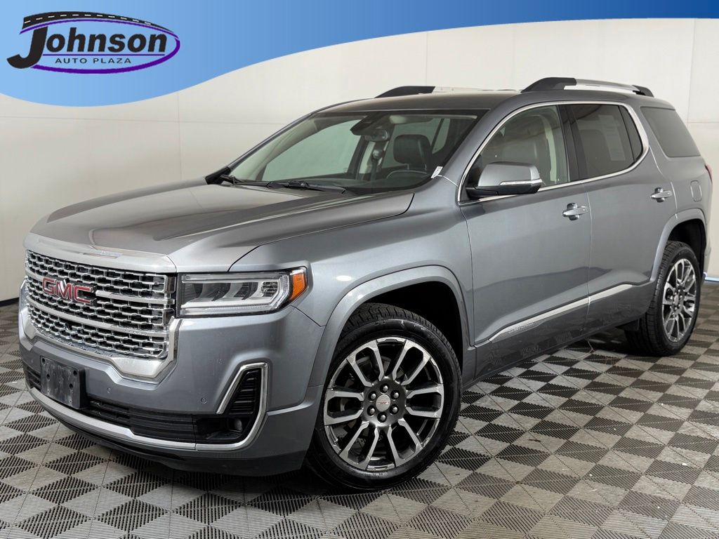 Gray (Satin Steel Metallic) 2020 GMC Acadia SUV / Crossover Four-Wheel Drive 9-Speed Automatic