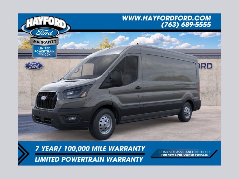 Carbonized Gray Metallic 2026 Ford Transit Cargo Van All-Wheel Drive