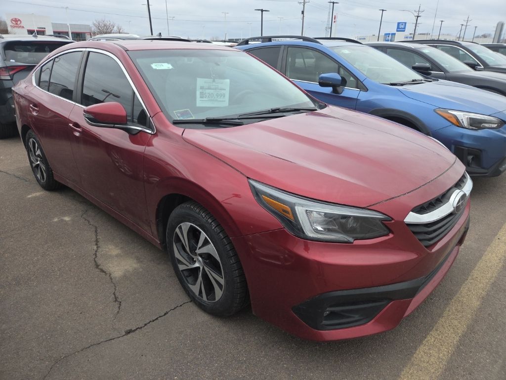 Crimson Red Pearl 2020 Subaru Legacy 2.5i Premium AWD Sedan All-Wheel Drive Continuously Variable Transmission