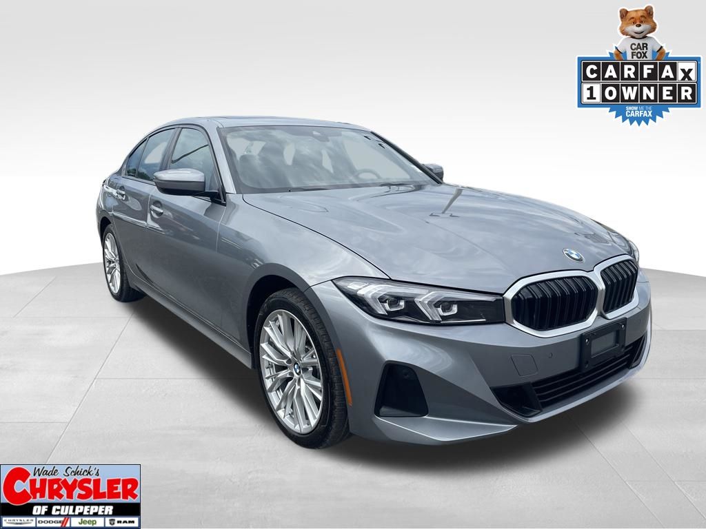 Skyscraper Gray Metallic 2023 BMW 3 Series Sedan All-Wheel Drive 8-Speed Automatic