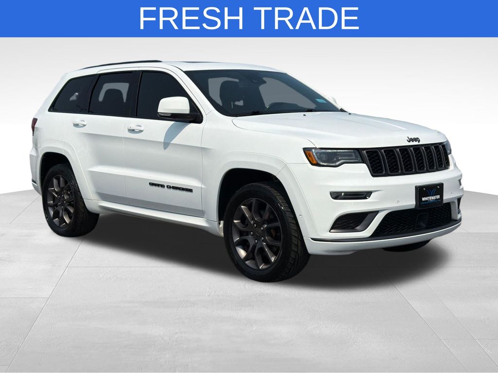 Bright White Clearcoat 2020 Jeep Grand Cherokee SUV / Crossover Four-Wheel Drive 8-Speed Automatic