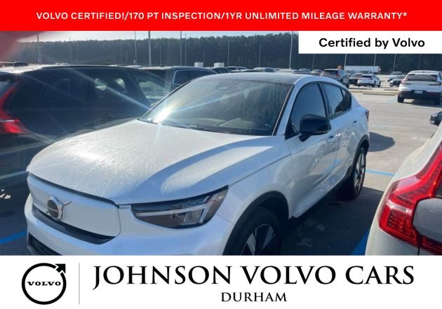 Crystal White Metallic 2024 Volvo C40 Recharge Core RWD SUV / Crossover Rear-Wheel Drive 1-Speed Automatic