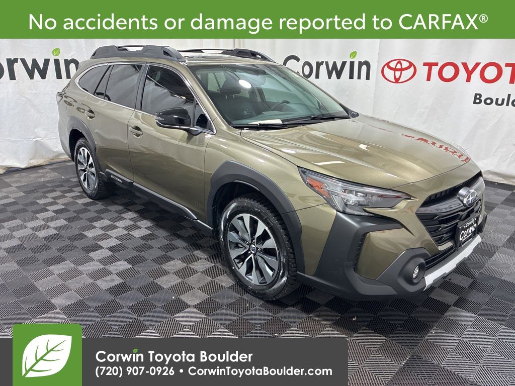 Green Metallic 2023 Subaru Outback Limited AWD SUV / Crossover All-Wheel Drive Continuously Variable Transmission