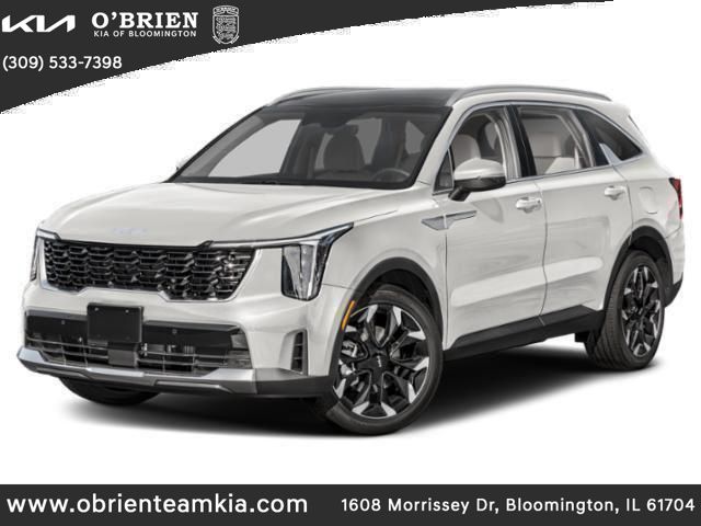 Glacial White Pearl 2025 Kia Sorento EX FWD SUV / Crossover Front-Wheel Drive 8-Speed Dual Clutch