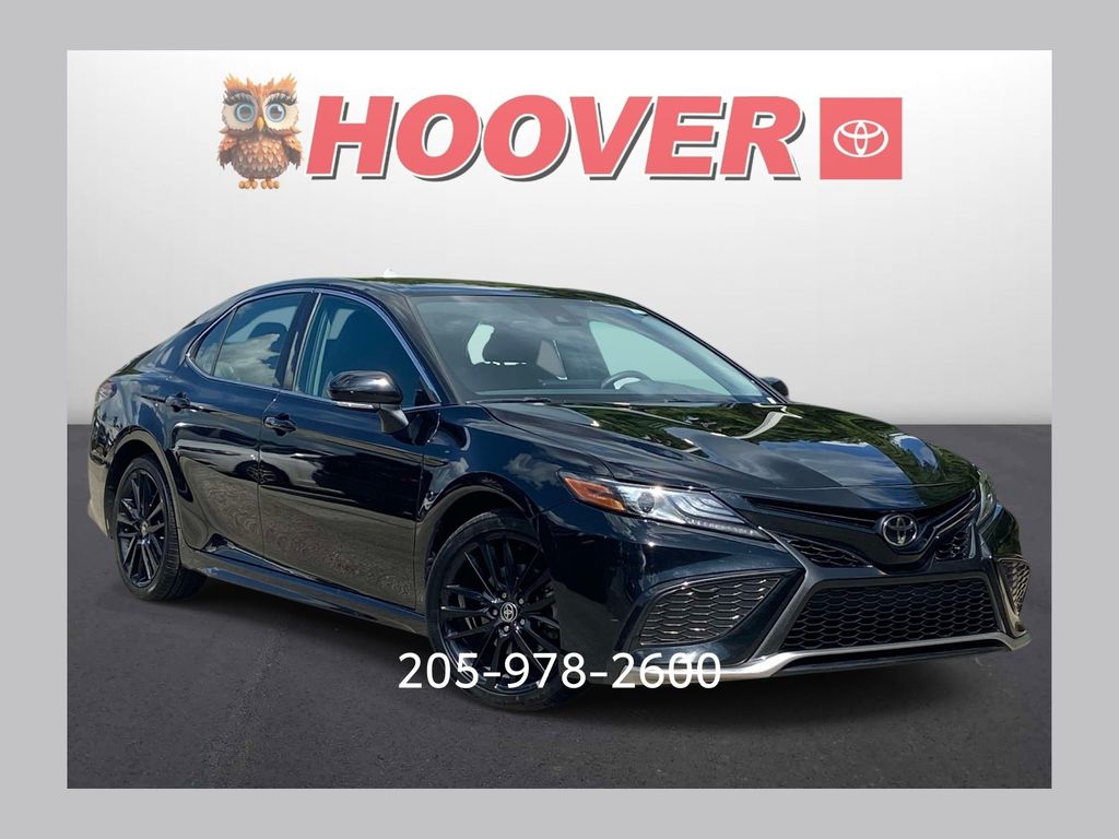 Midnight Black Metallic 2024 Toyota Camry Sedan Front-Wheel Drive 8-Speed Automatic